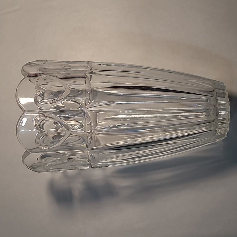 Crystal Vase with Hearts